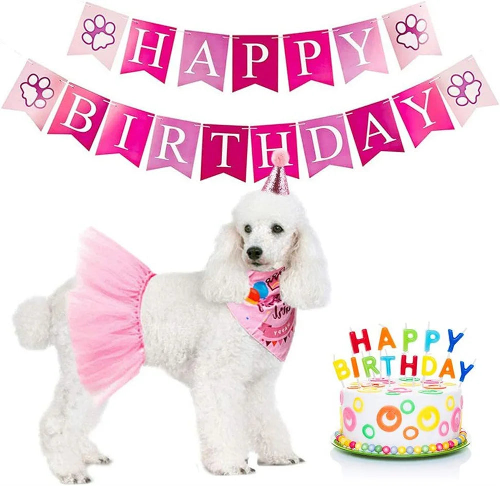 Dog Birthday Party Decoration Kit