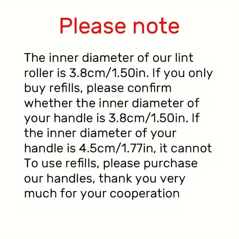 Pet Hair Lint Roller Set with 4 Refills