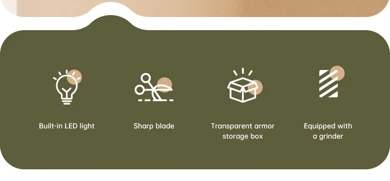 2-in-1 Electric Pet Nail Clipper & Grinder with LED