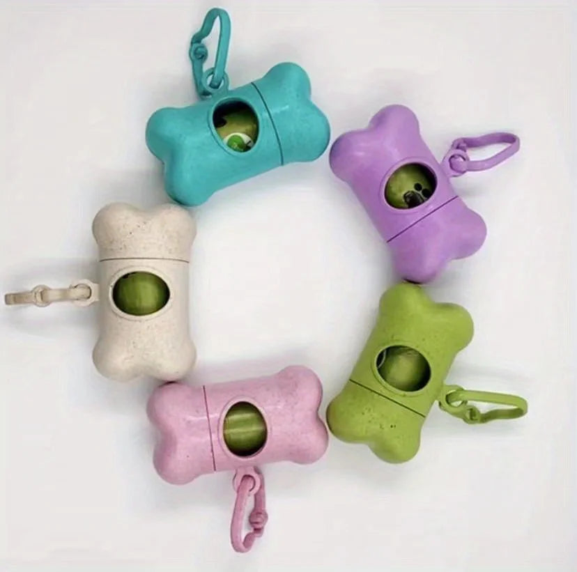 Dog Poop Bag Dispenser with Waste Bags