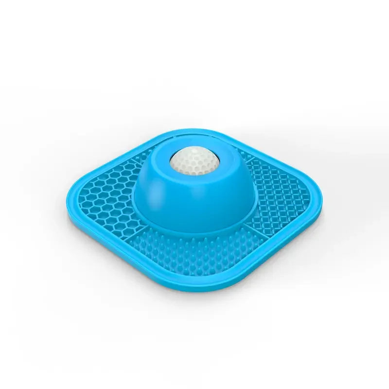 2-in-1 Silicone Slow Feeder Dog Bowl & Lick Mat — Anti-Slip, No-Spill