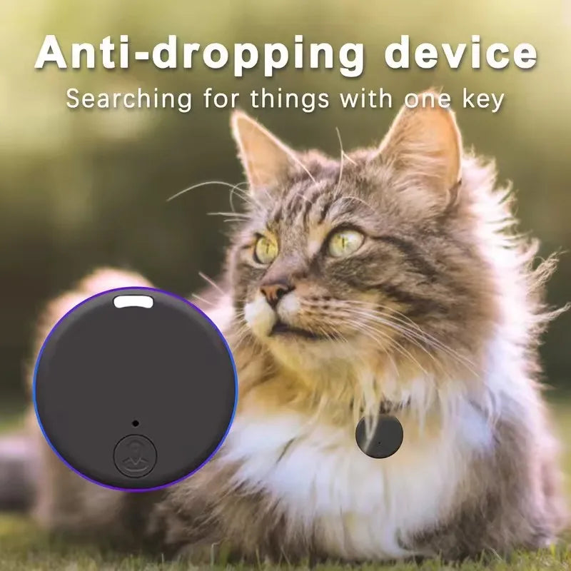 Bluetooth Anti-Lost Keychain Tracker Tag for Pets, Keys & Wallets