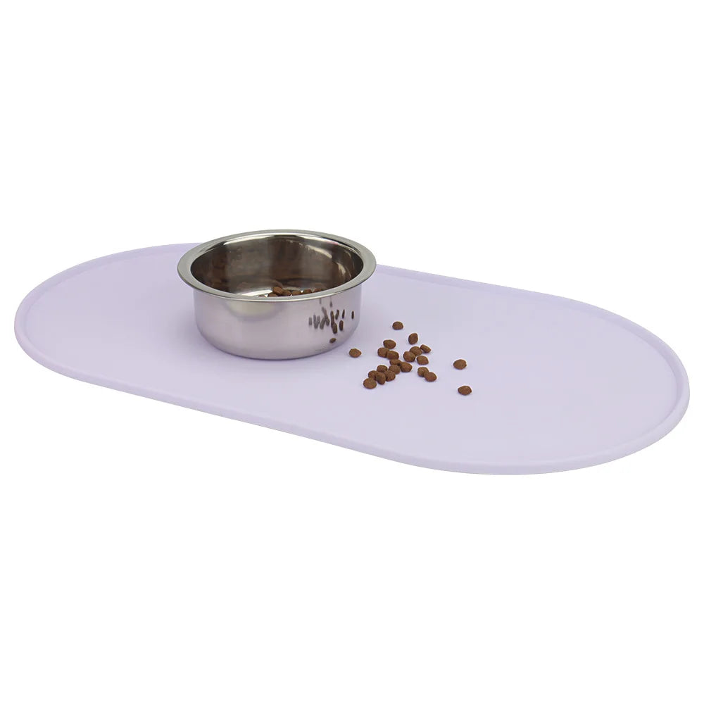 Non-Slip Silicone Pet Bowl Mat for Dogs & Cats