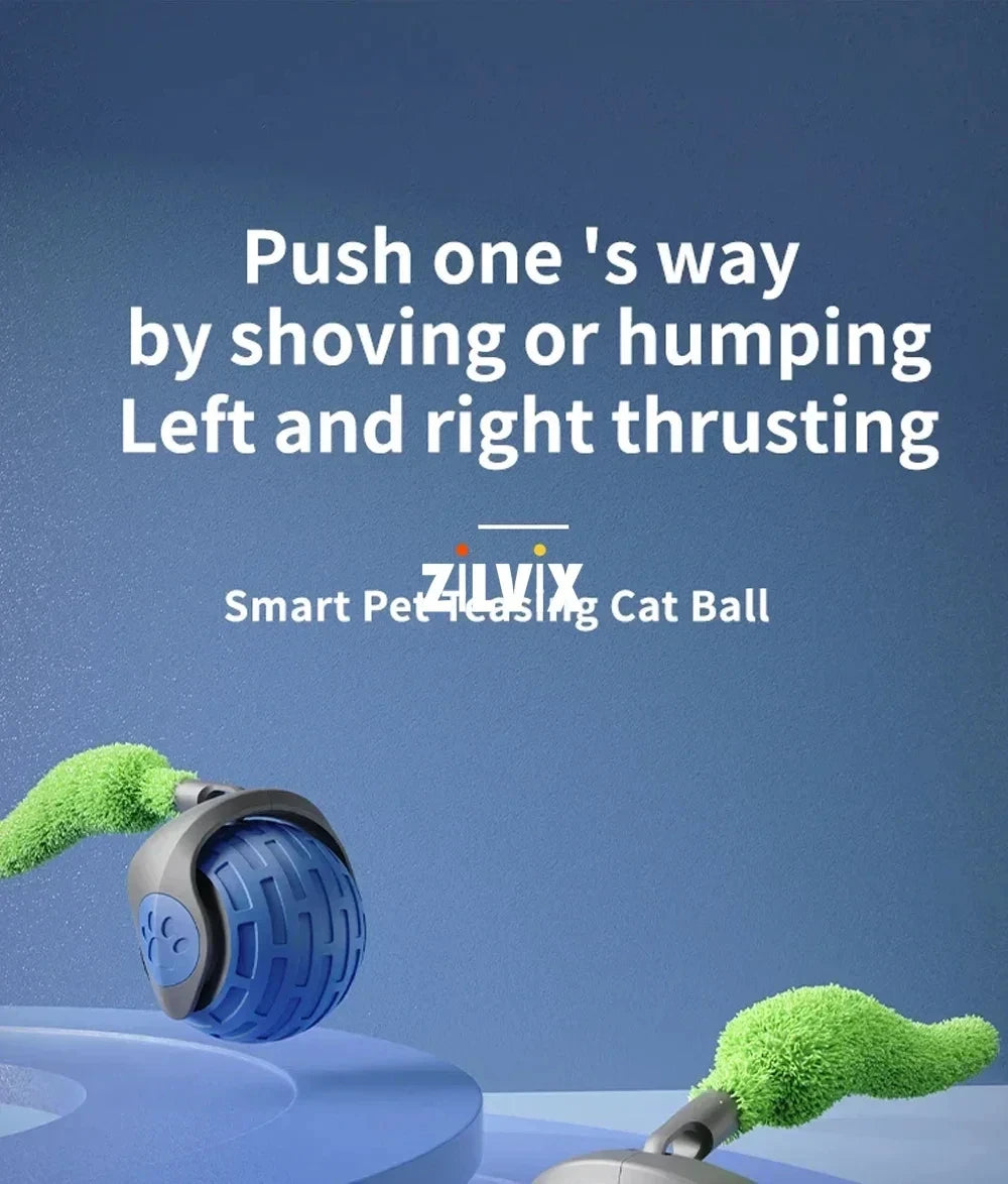 Interactive Self-Moving Cat Toy Ball