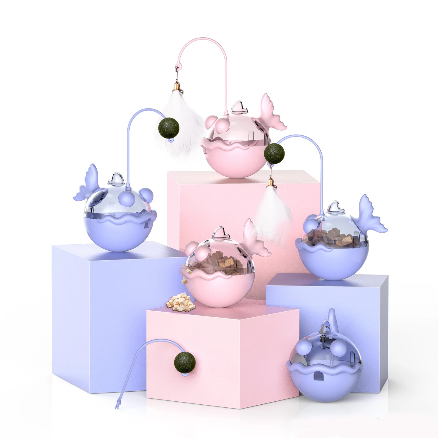 Anglerfish Tumbler Cat Toy