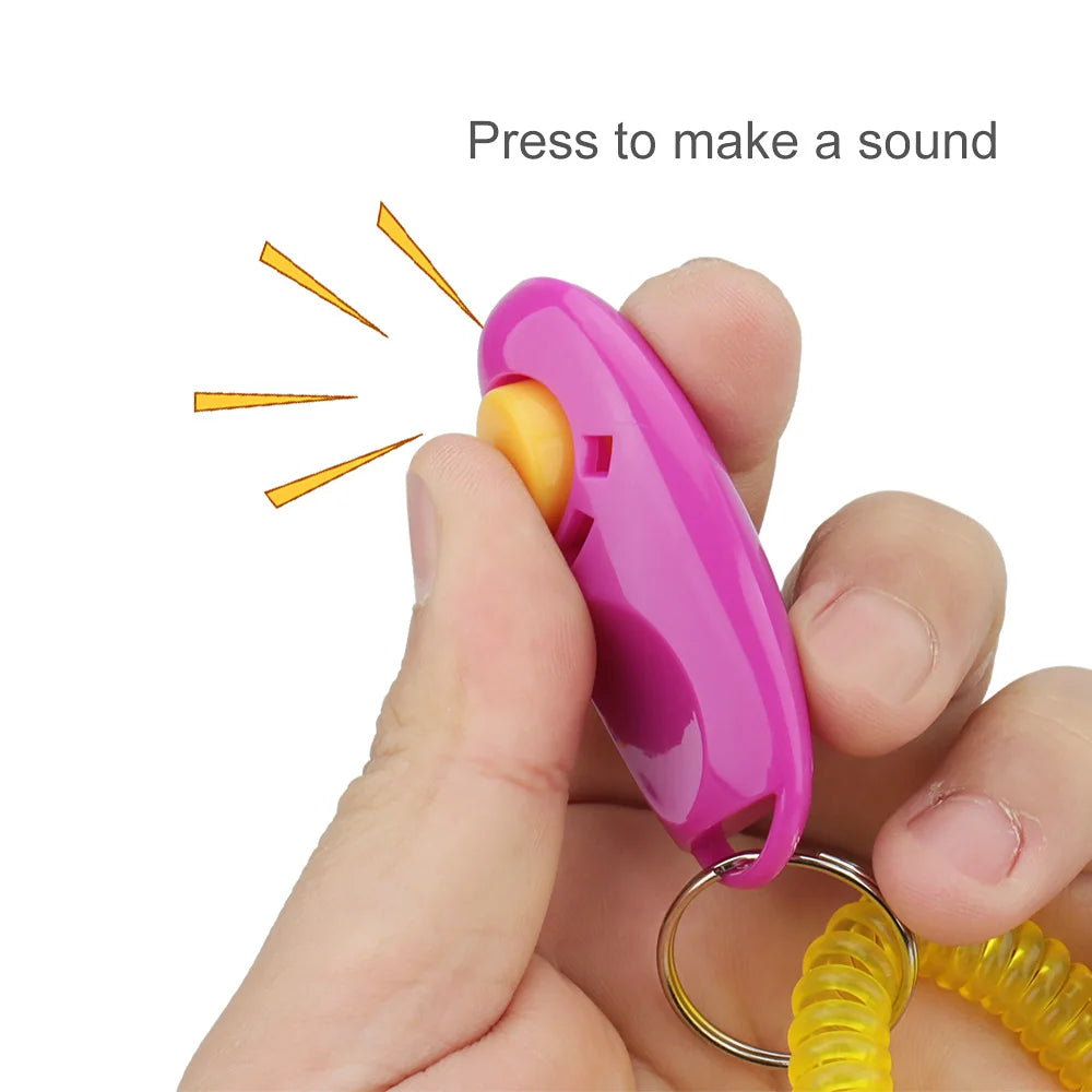 Pet Training Clicker with Wrist Strap (10 Pack)