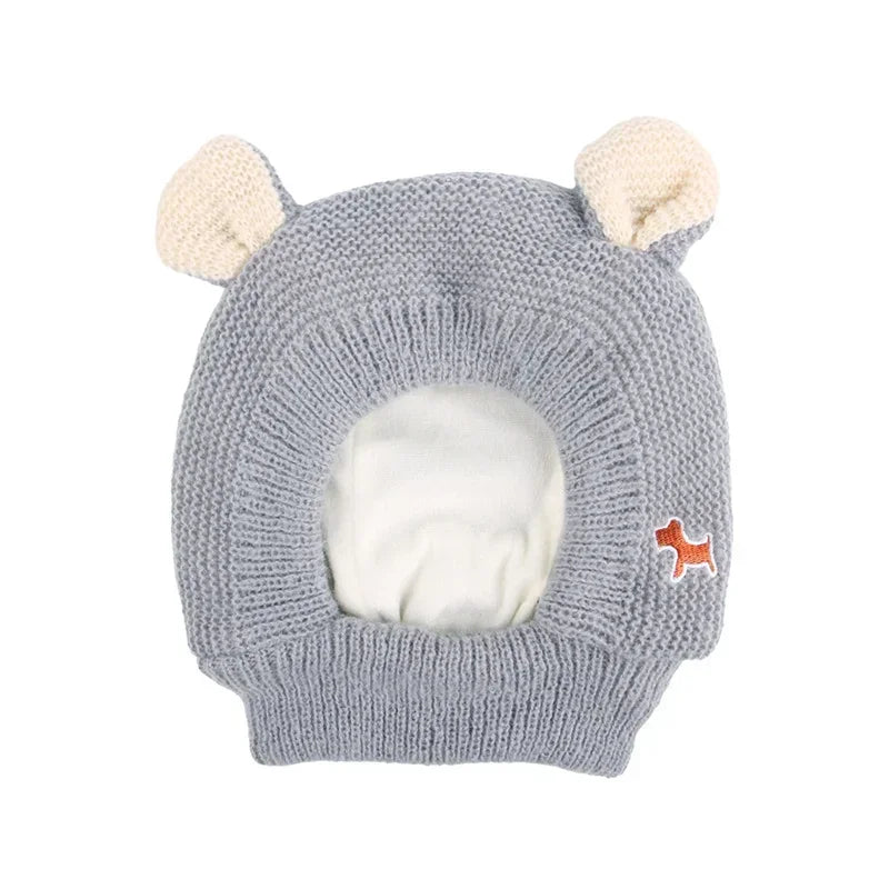 Knitted Winter Hat for Medium & Large Dogs