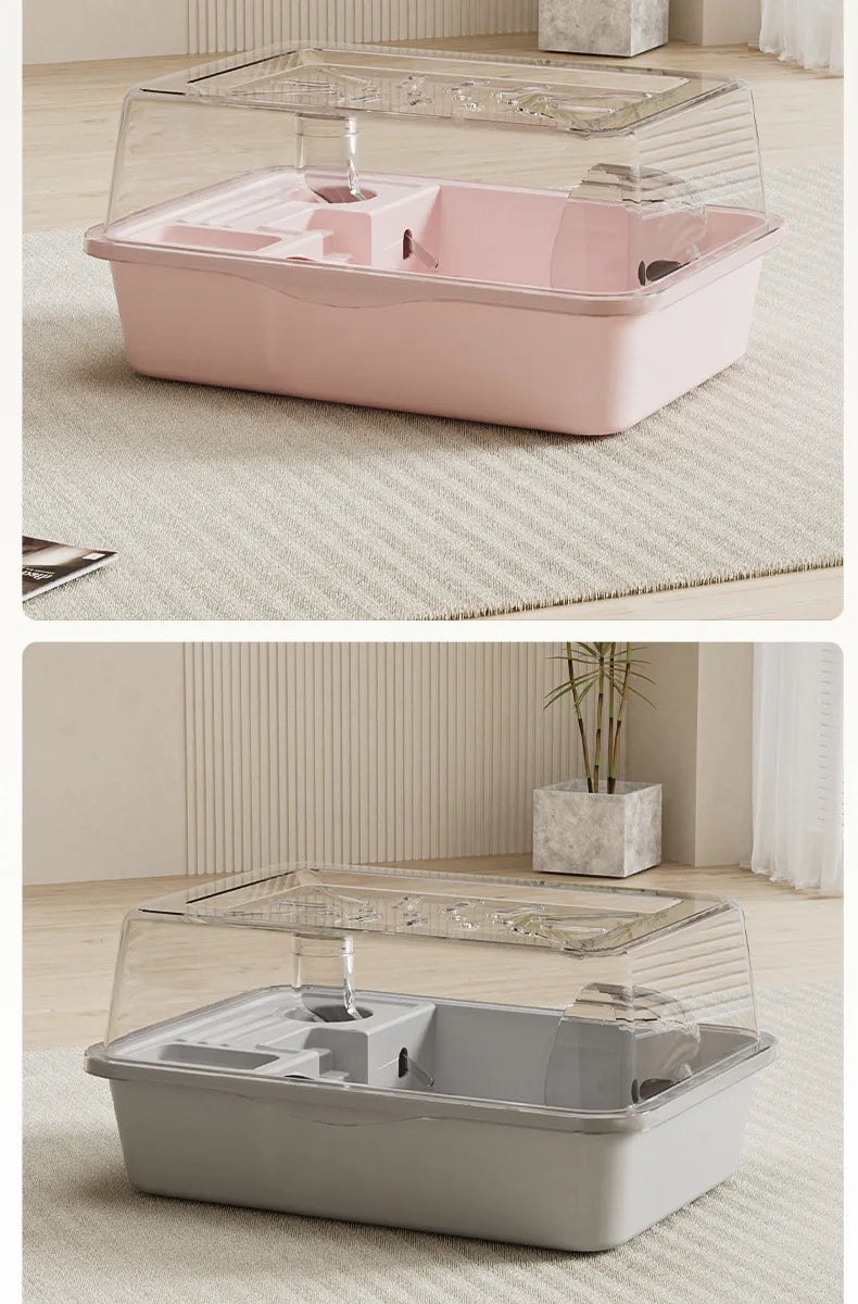 Large Hamster Cage with Acrylic Panels