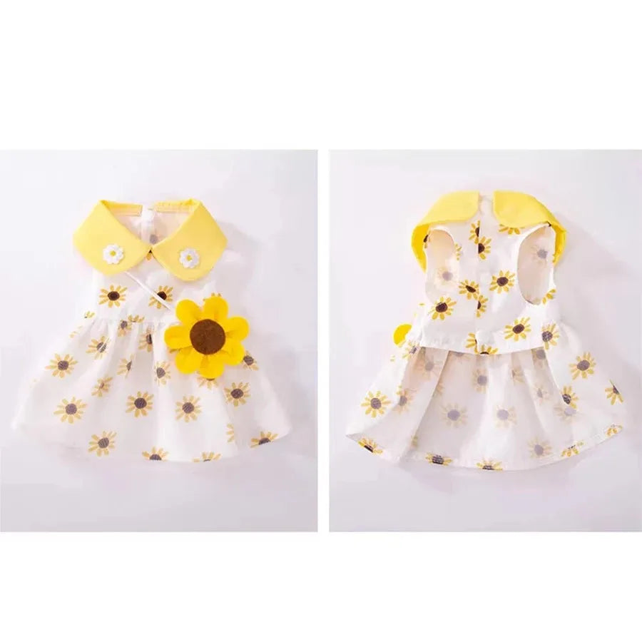 Robe d'été pour chien - Vêtements mignons pour petits chiens et chiots