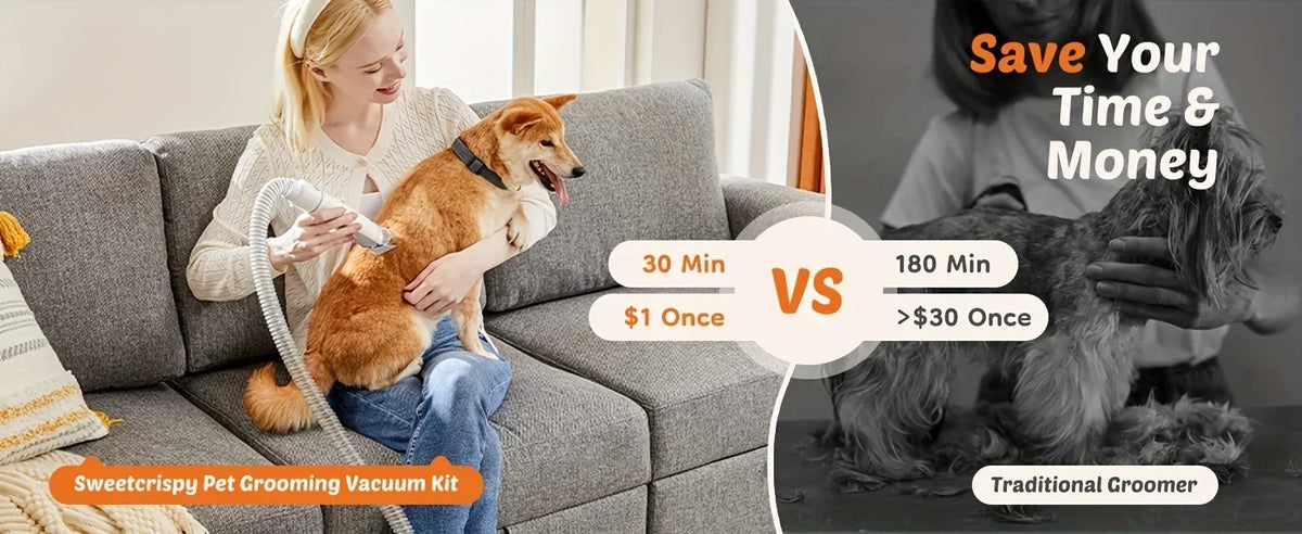 Pet Grooming Vacuum & Clipper Kit
