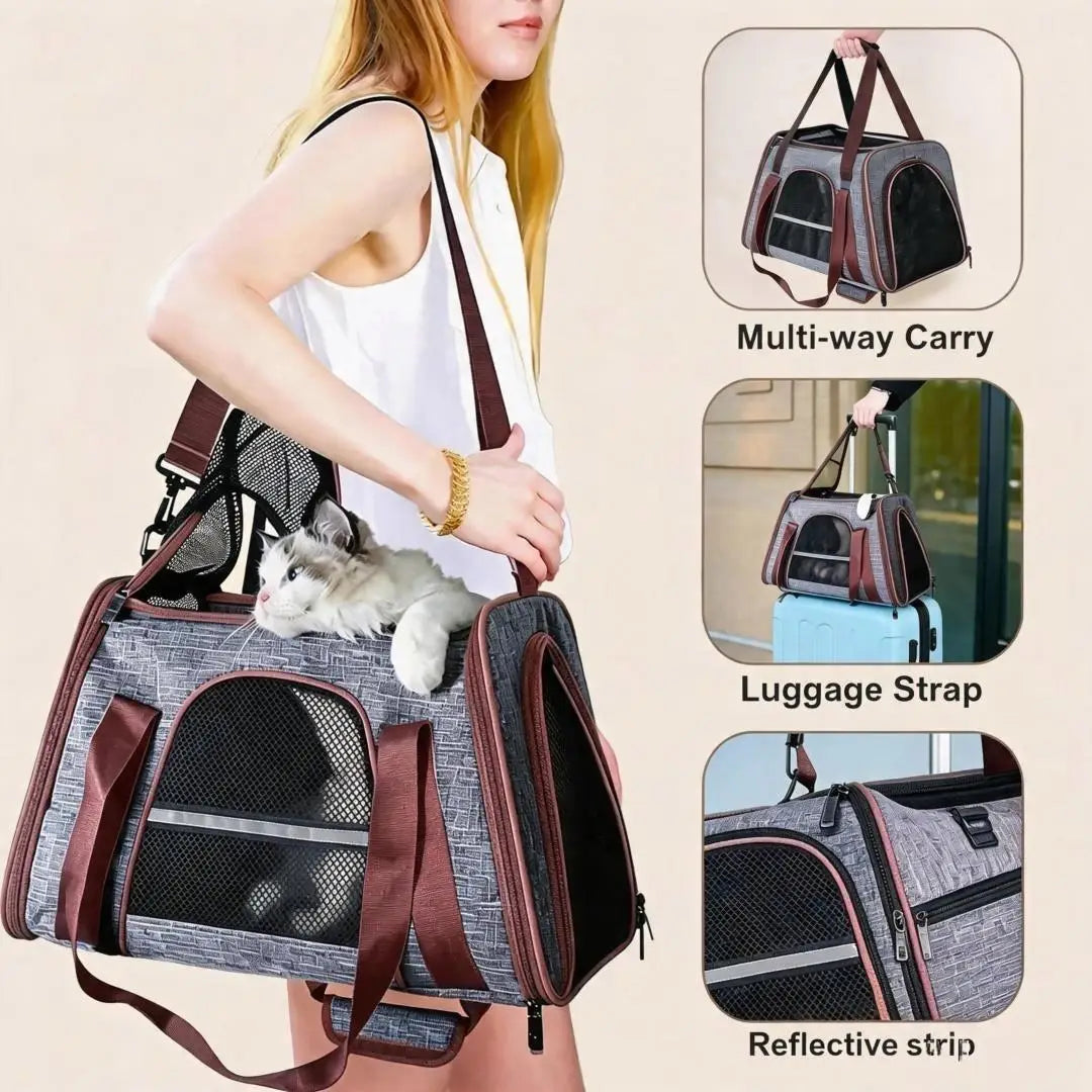 Foldable Pet Travel Carrier