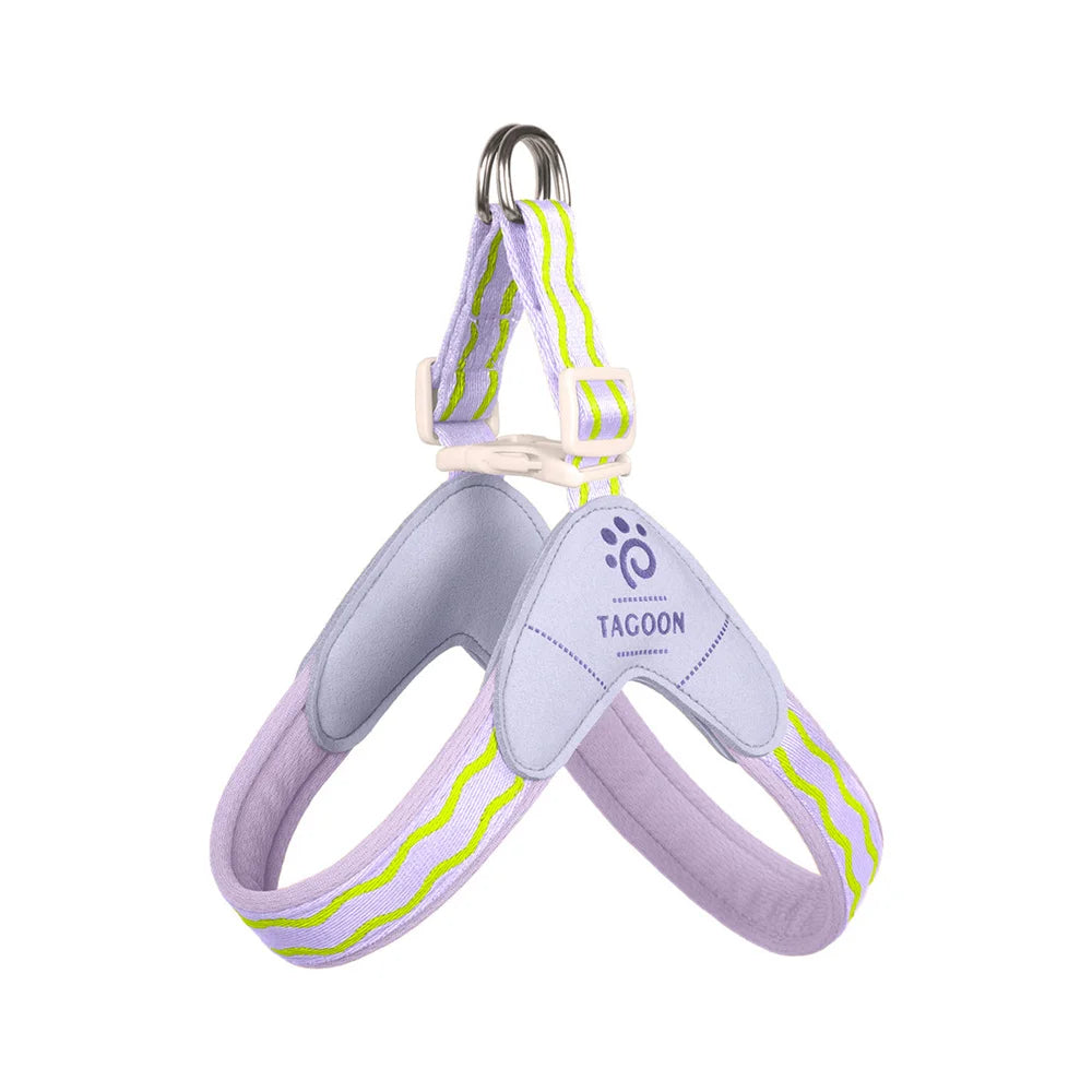 Dopamine Saddle Dog Harness with Leash Set for Small Dogs Comfortable Mesh Breathable Pet Harness for Schnauzer Shiba Inu Puppy