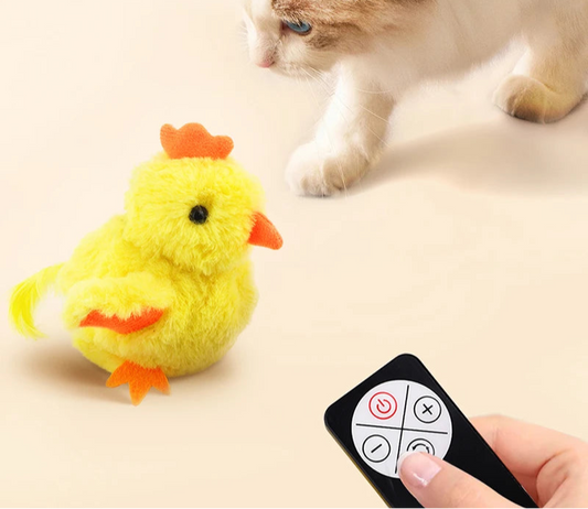 Interactive Catnip Cat Toy with Flapping Motion and Realistic Sound