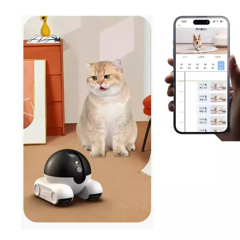 360° Smart Pet & Baby Monitor Camera with Two-Way Audio & Motion Detection