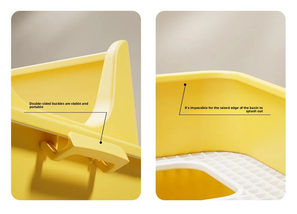 Top Entry Self-Cleaning Cat Litter Box with Odour Control & Anti-Splash Drawer