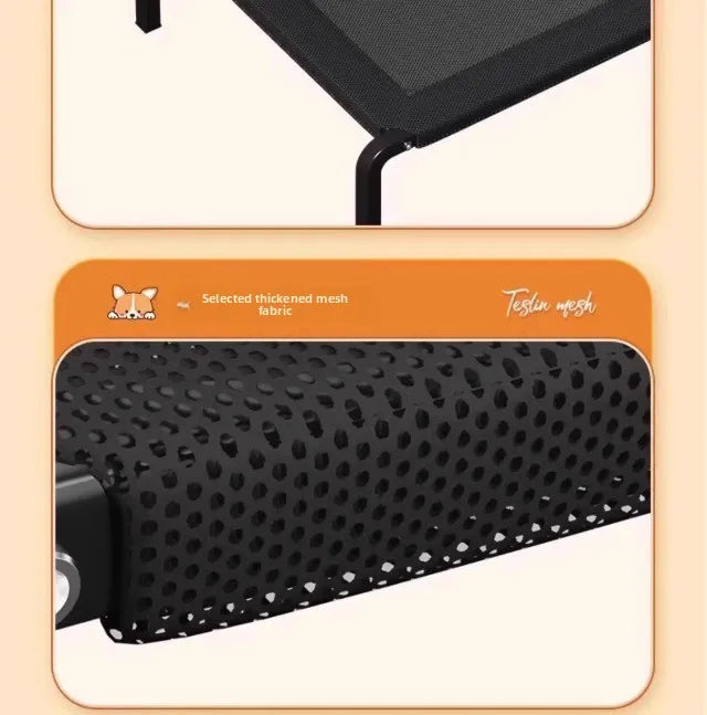 Elevated Mesh Dog Bed