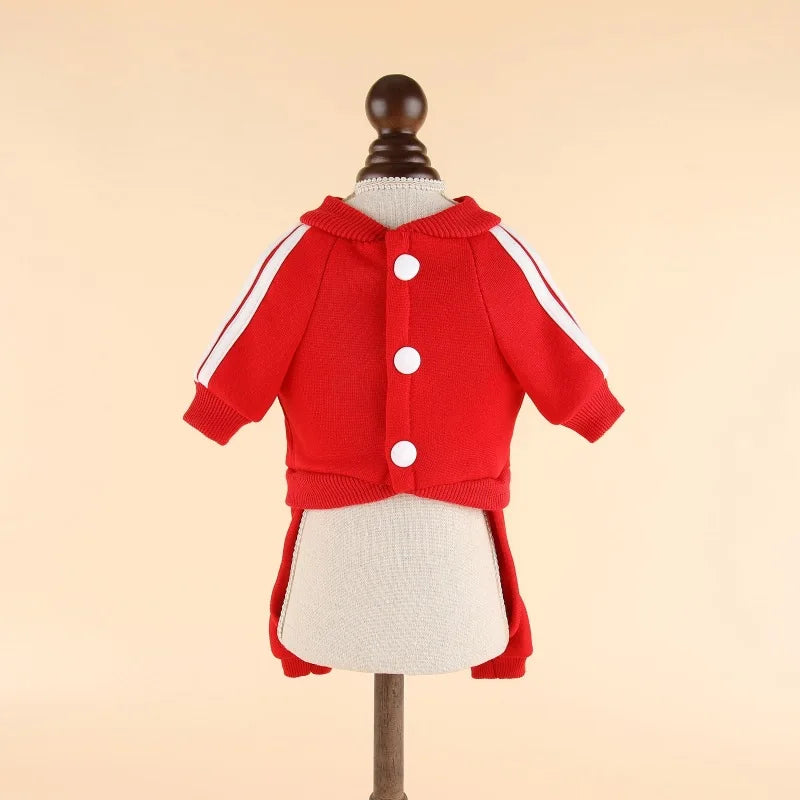 Fleece Hoodie Jumpsuit for Dogs & Cats
