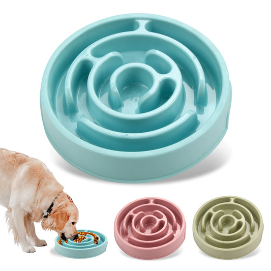 Dog Slow Feeder Bowl with Anti-Slip Pads