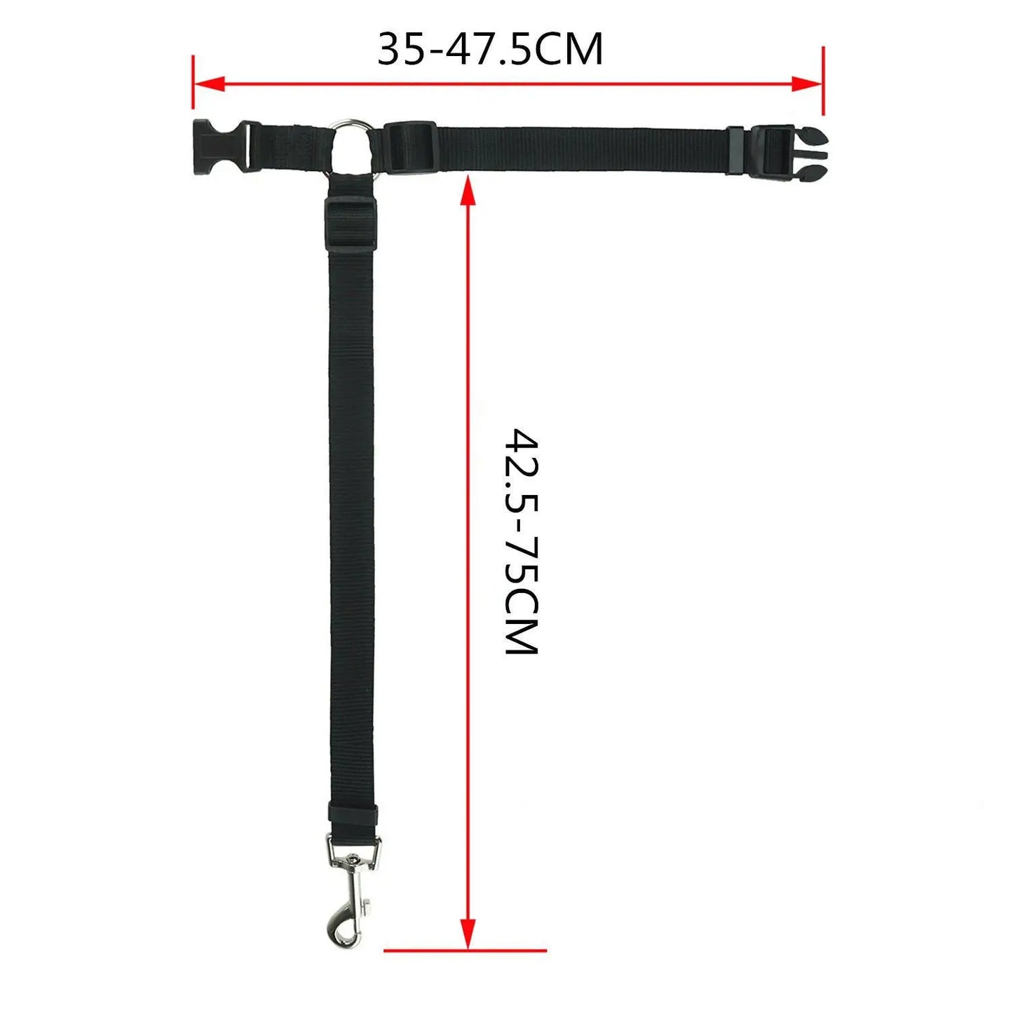 Adjustable Car Seat Belt Safety Rope for Dogs & Cats