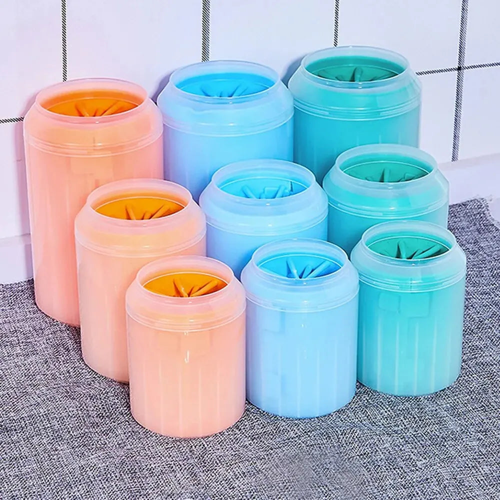1 coupe de nettoyage de pattes pour animaux de compagnie et outil de lavage de pattes pour chiens