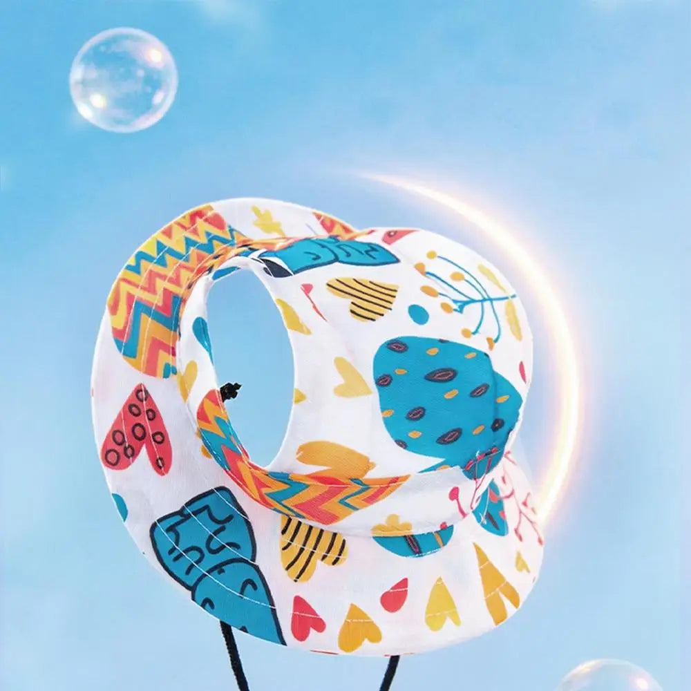 Adjustable Sun Hat for Cats & Small Dogs