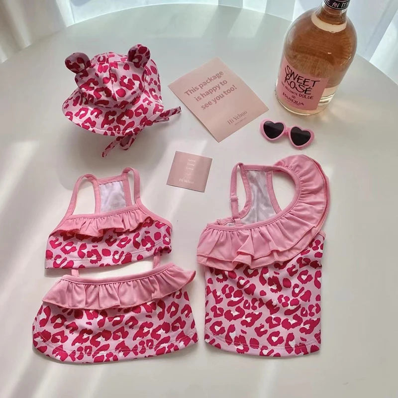 Dog Bikini & Swim Cap Set