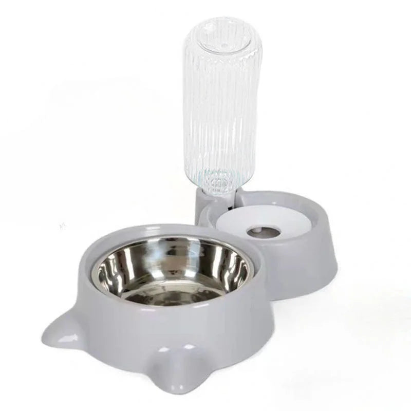 Gravity Pet Water & Food Dispenser Station – For Cats & Dogs