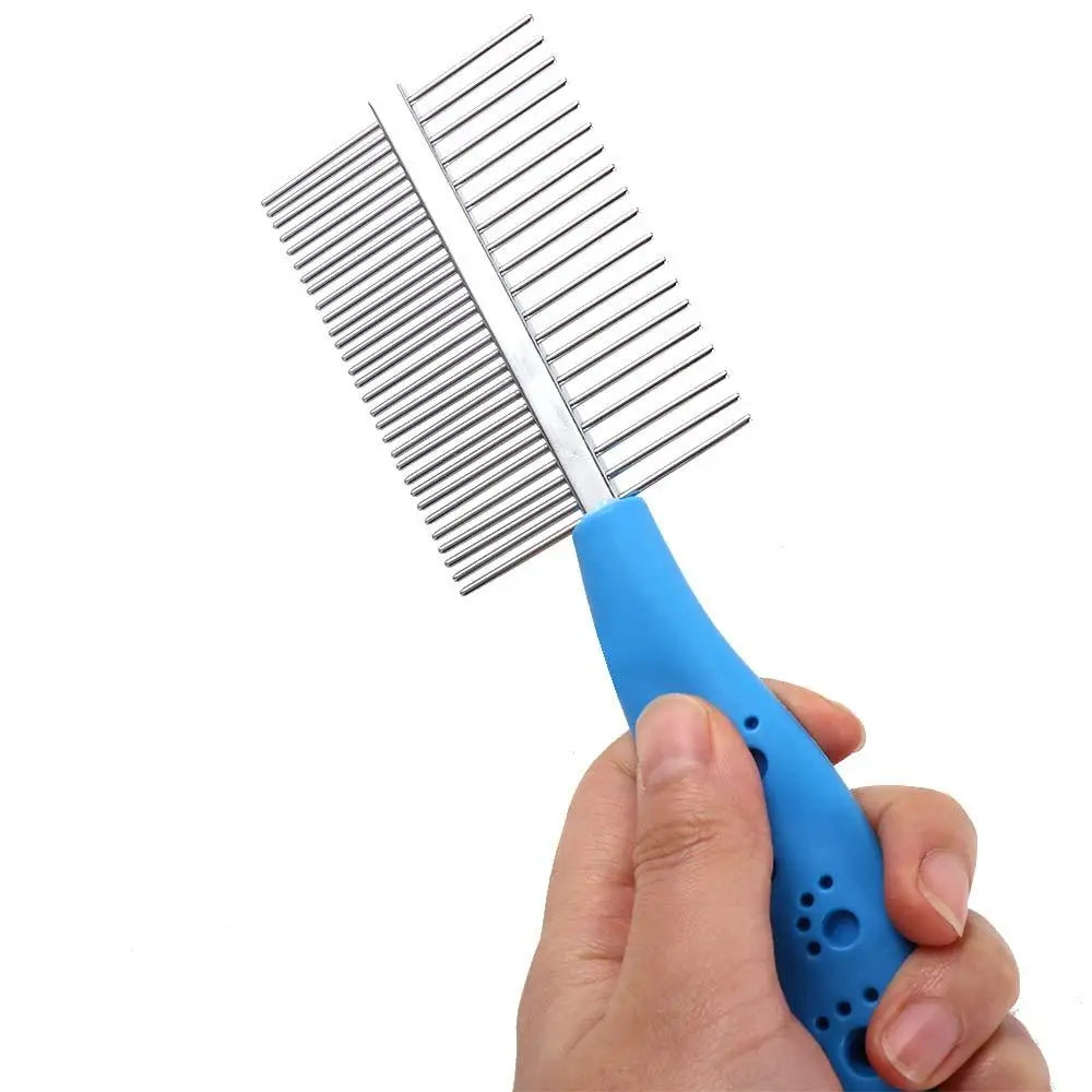Stainless Steel Pet Grooming Comb for Dogs & Cats