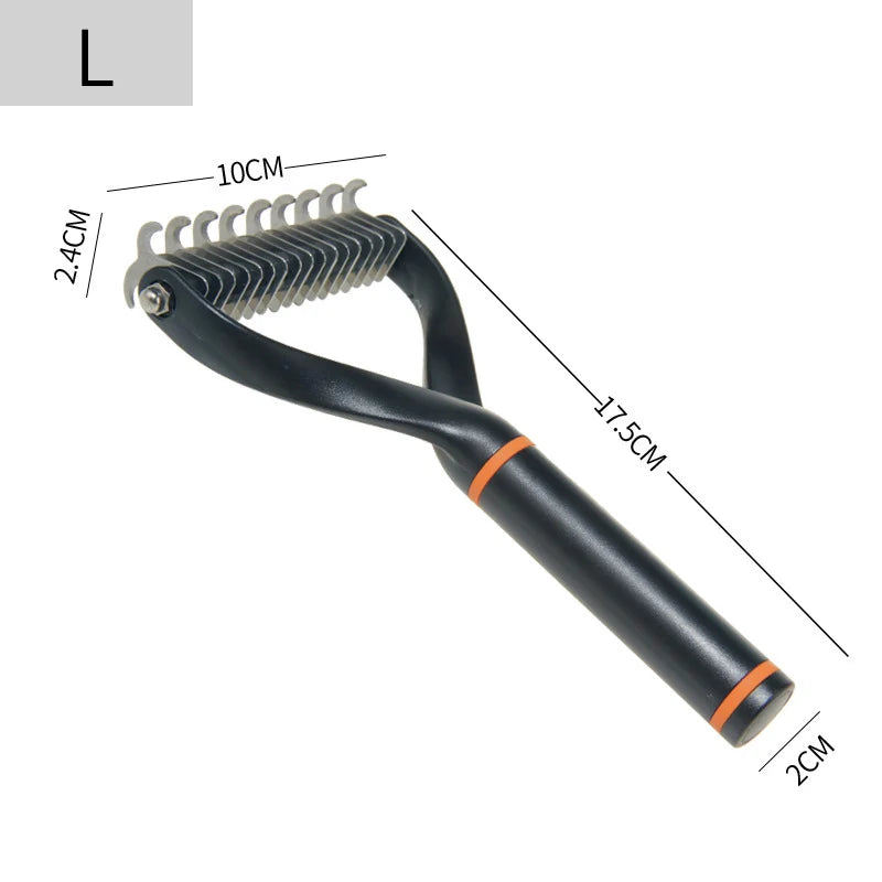 Stainless Steel Grooming Brush & De-shedding Comb for Dogs