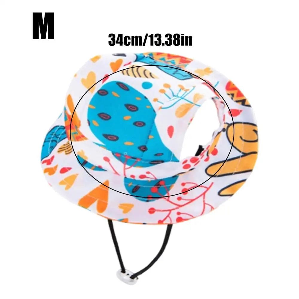 Adjustable Sun Hat for Cats & Small Dogs
