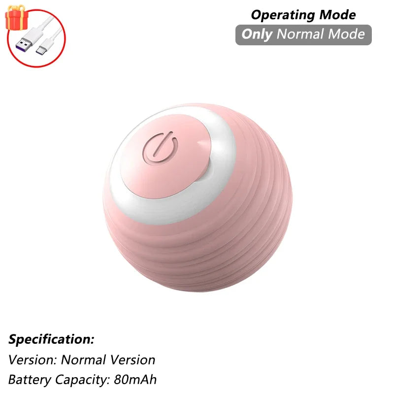Balle interactive pour chat - Balle roulante automatique avec queue - Soins pour animaux plus intelligents