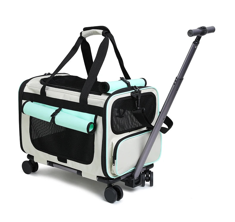Sac de transport pliable pour animaux de compagnie — Grande valise de voyage détachable