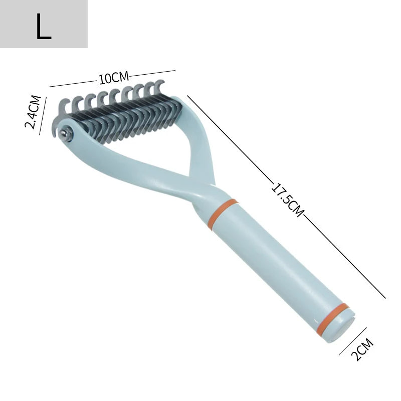 Stainless Steel Grooming Brush & De-shedding Comb for Dogs