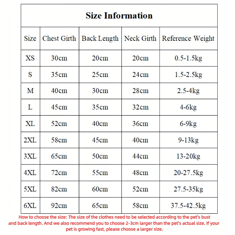 Soft Warm Jacket for Small, Medium & Large Dogs & Cats