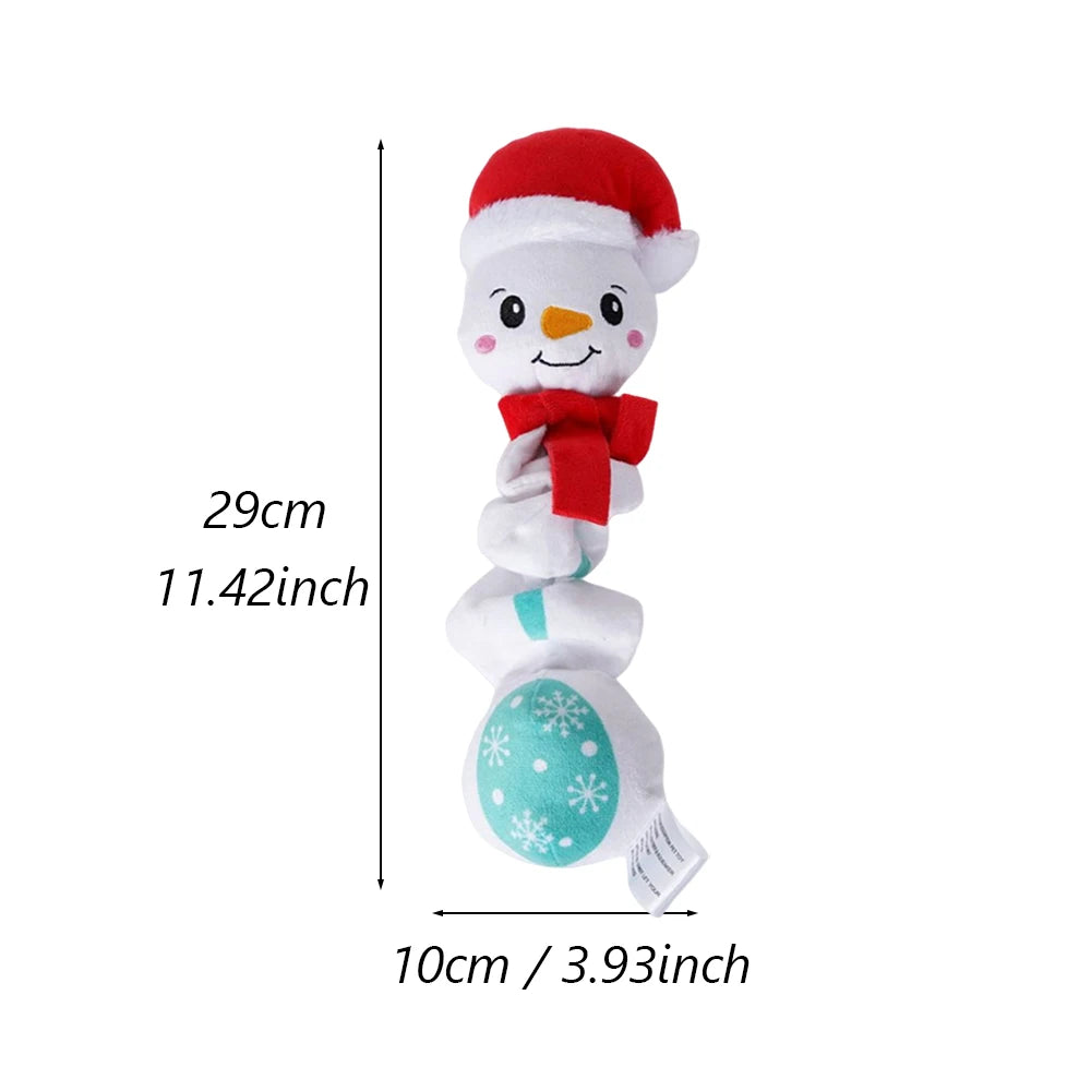 Christmas Plush Squeaky Dog Toy