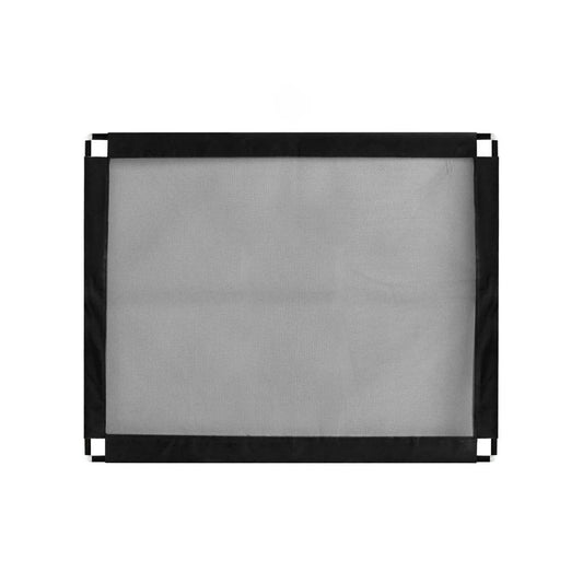 Pet Gate 39.3"x31.5" - No Drill Self-Adhesive Mesh Gate for Dogs