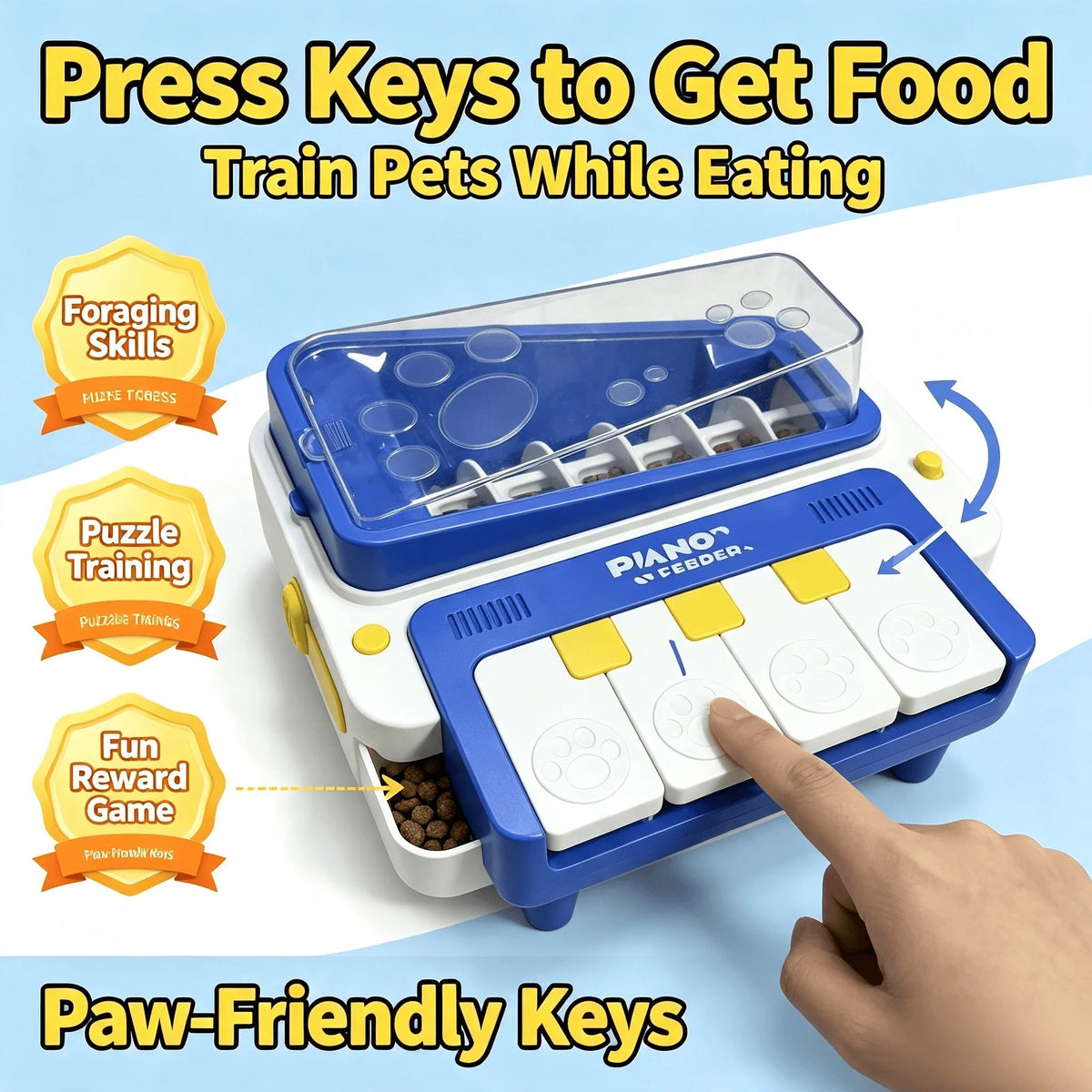 Interactive Dog Piano Treat Dispenser