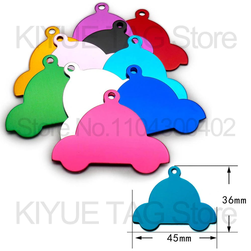 Personalised Aluminium Pet ID Tags – Pack of 100