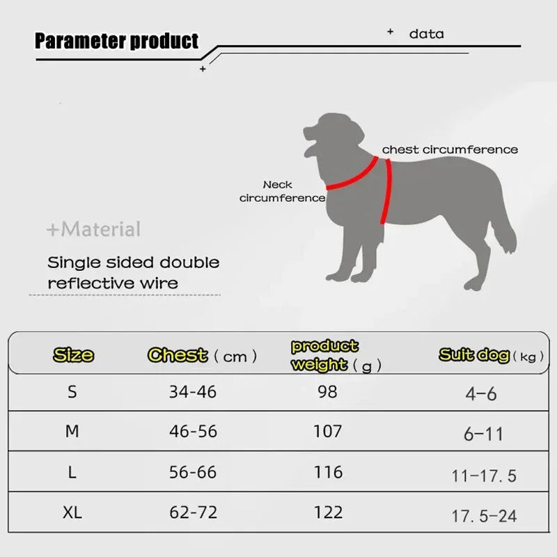 No-Pull Reflective Dog Vest Harness with Handle