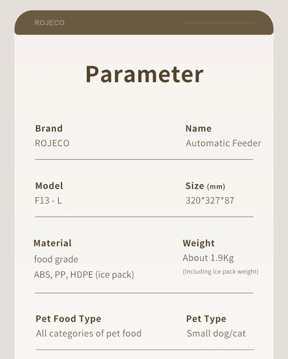 Automatic Pet Feeder for Wet & Dry Food