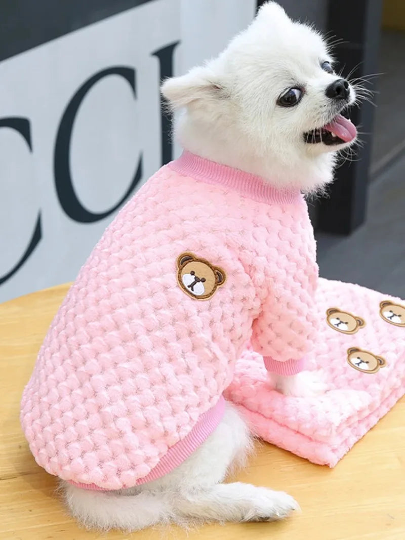 Manteau pull chaud pour chiot | Pull d'automne-hiver pour chiens et chats de petite taille