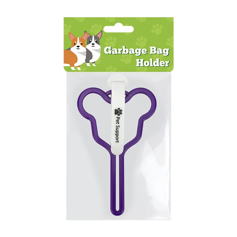 Distributeur de sacs à déjections canines mains libres avec clip
