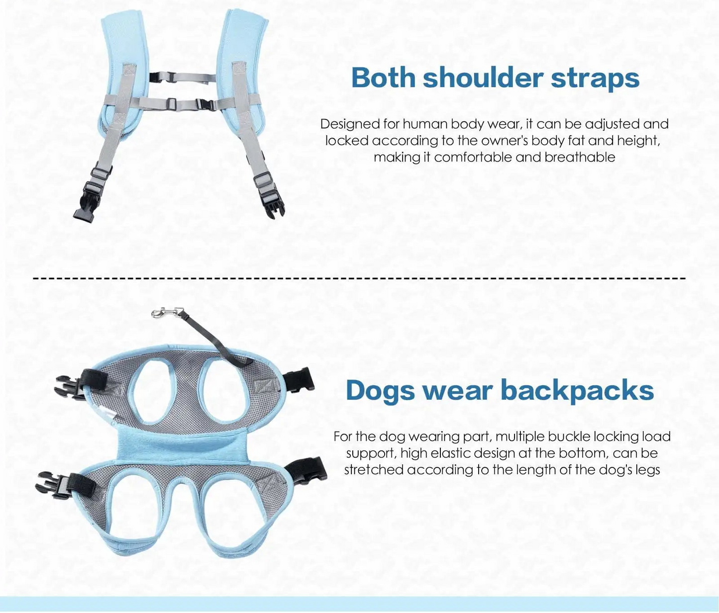 Breathable Pet Carrier Backpack - Adjustable Design for Small to Medium Dogs