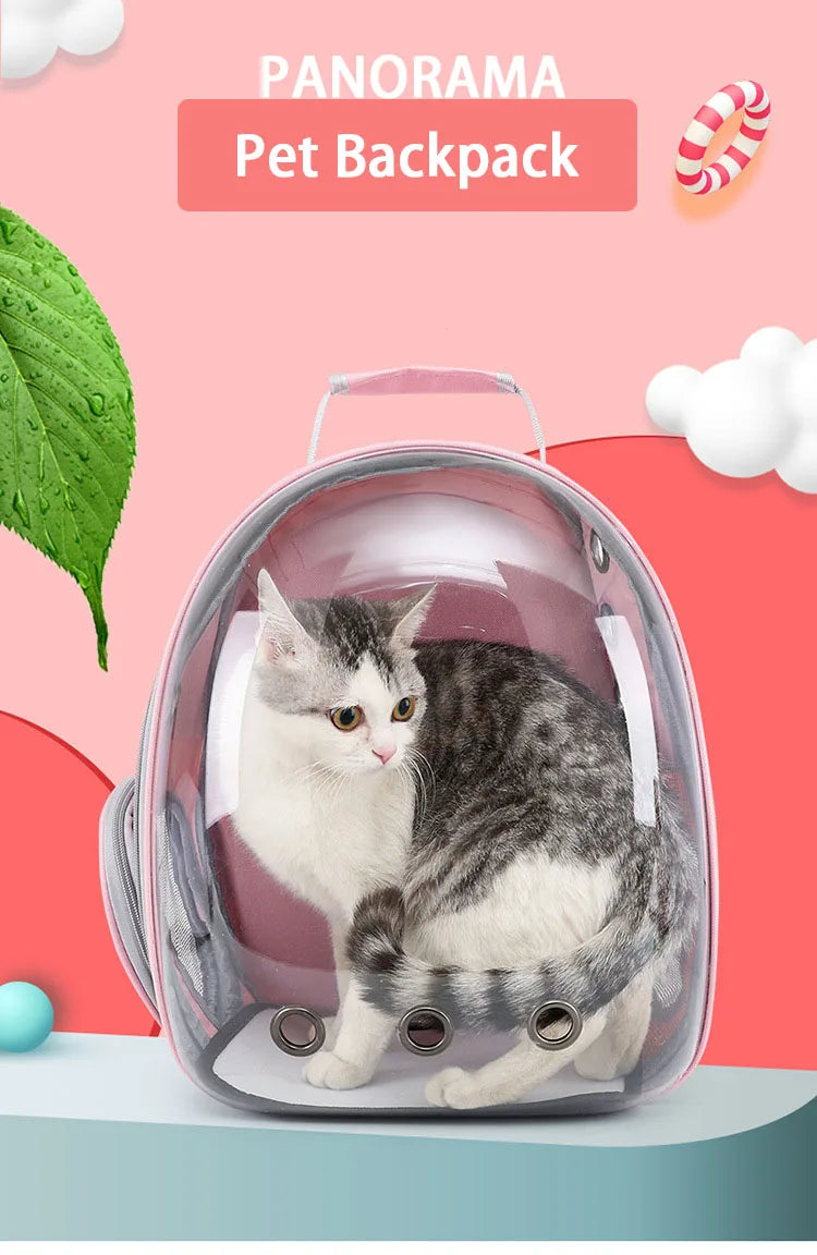 Sac à dos de transport pour chat à ouverture latérale grand espace — Prêt pour la cabine et les voyages