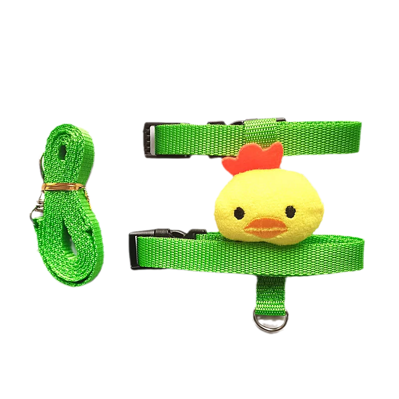Cartoon Print Harness & Leash Set for Rabbits, Guinea Pigs & Small Pets