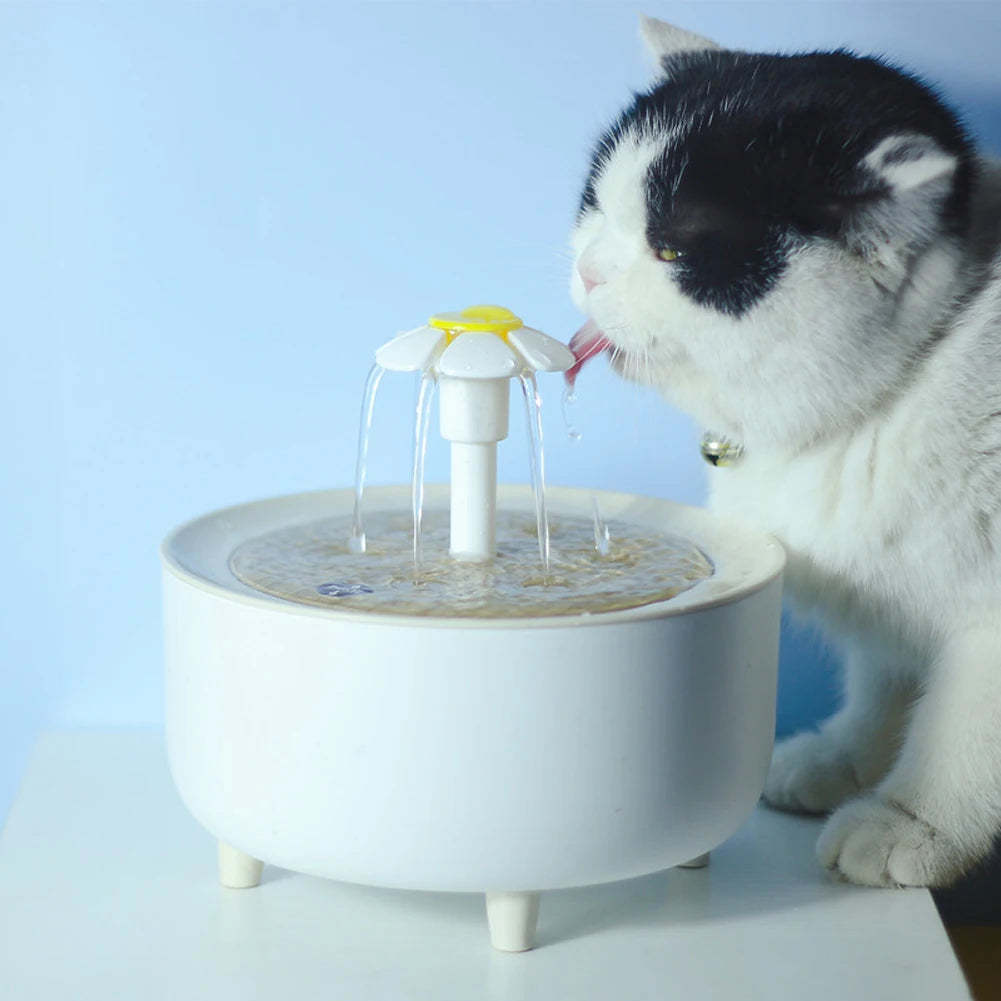 Automatic Cat Water Fountain with Filter | 1200ml Silent USB Dispenser