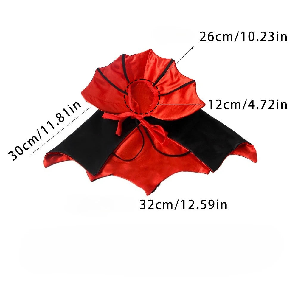 Vampire Cloak Pet Costume for Dogs and Cats