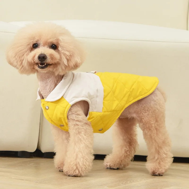 Warm Cotton Dog Coat Vest & Puppy Shirt