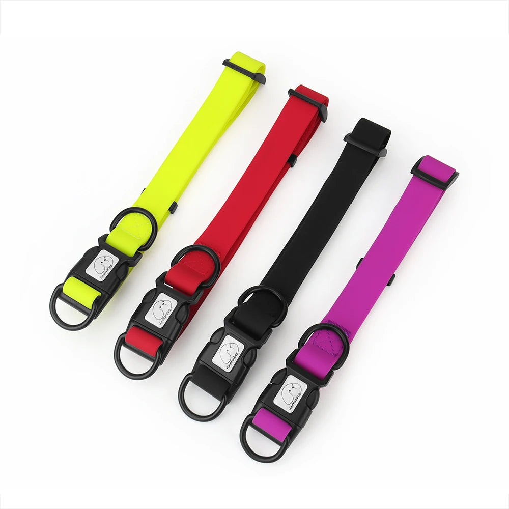 Waterproof Adjustable Pet Collar for Dogs & Cats