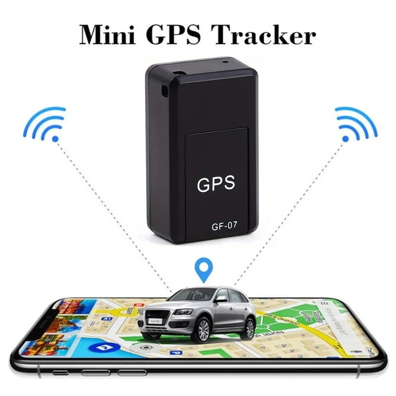GF07 Mini Magnetic GPS Tracker for Cars, Bikes & Bicycles